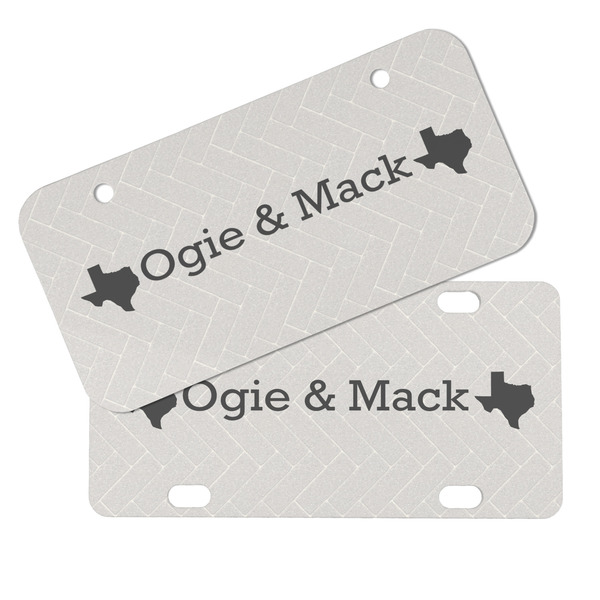 Home State Mini License Plates - MAIN (4 and 2 Holes)