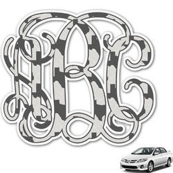 Home State Monogram Car Decal (Personalized)