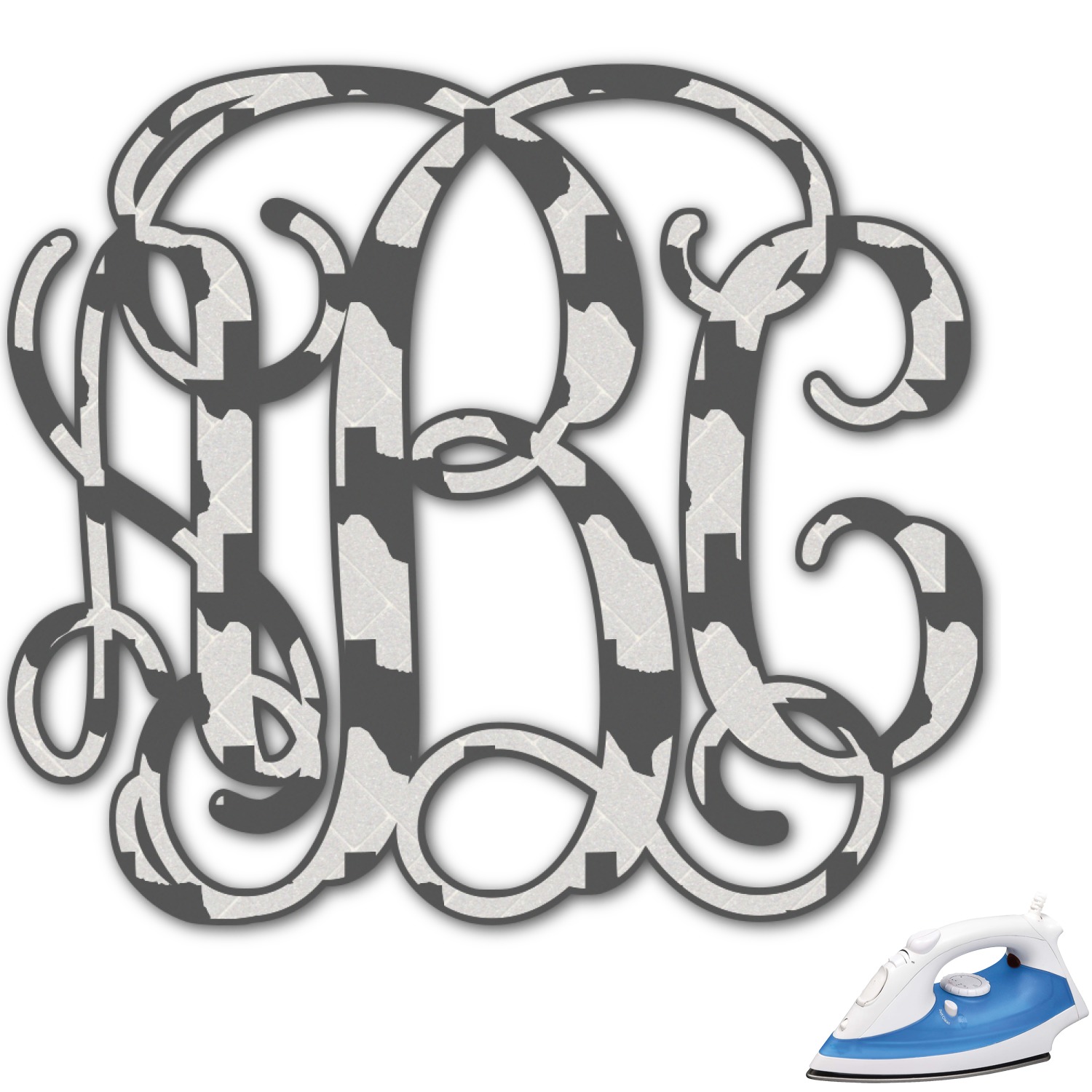 Custom Home State Monogram Iron On Transfer (Personalized) YouCustomizeIt