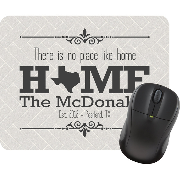 Custom Home State Rectangular Mouse Pad (Personalized)
