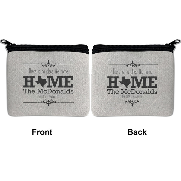 Home State Neoprene Coin Purse - Front & Back (APPROVAL)