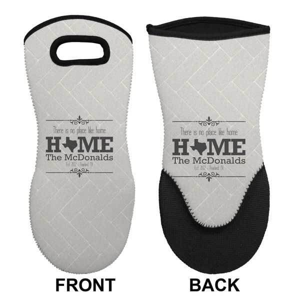 Home State Neoprene Oven Mitt (Front & Back)