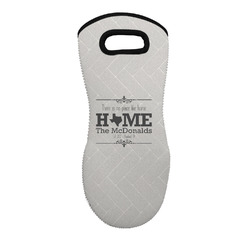 Home State Neoprene Oven Mitt w/ Name or Text