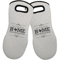 Home State Neoprene Oven Mitts - Set of 2 w/ Name or Text