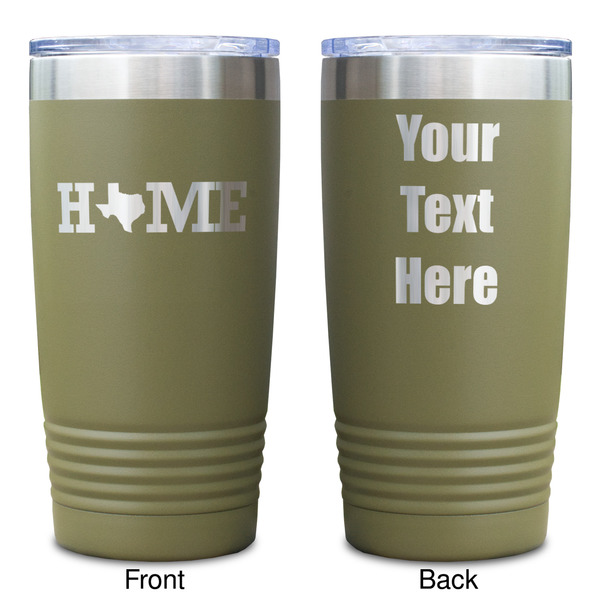 Home State Olive Polar Camel Tumbler - 20oz - Double Sided - Approval
