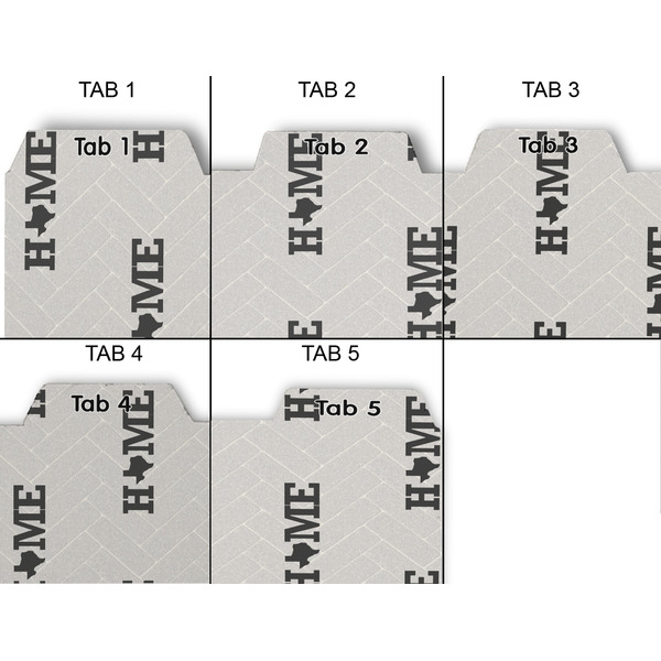 Home State Page Dividers - Set of 5 - Approval
