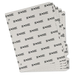 Home State Binder Tab Divider - Set of 5 (Personalized)