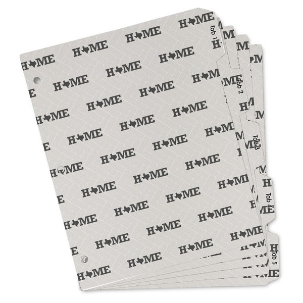 Custom Home State Binder Tab Divider Set (Personalized)