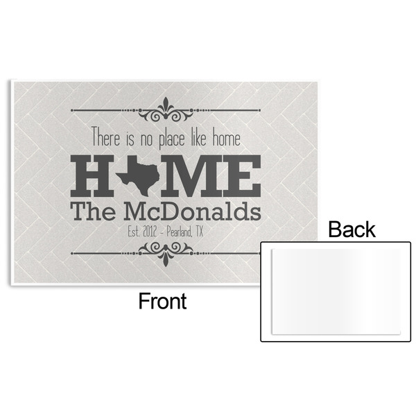 Home State Disposable Paper Placemat - Front & Back