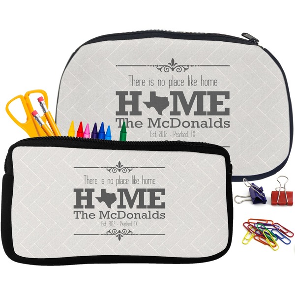 Home State Pencil / School Supplies Bags Small and Medium