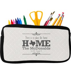 Home State Neoprene Pencil Case - Small w/ Name or Text