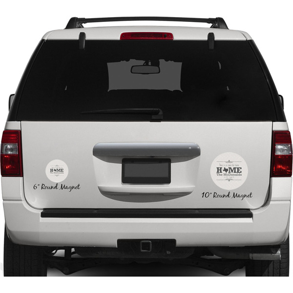 Home State Personalized Car Magnets on Ford Explorer
