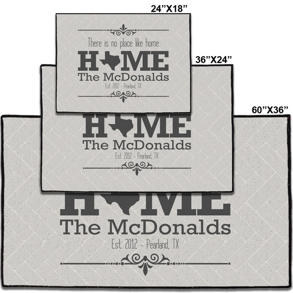 Home State Personalized Door Mat - Group Parent IMF