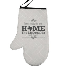 Home State Left Oven Mitt (Personalized)