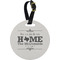 Home State Personalized Round Luggage Tag