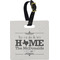 Home State Plastic Luggage Tag - Square w/ Name or Text