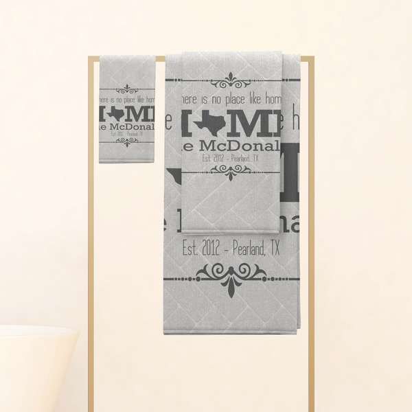 Home State Personalized Towel Set