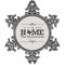 Home State Vintage Snowflake Ornament (Personalized)