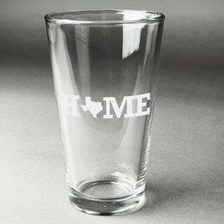Home State Pint Glass - Engraved (Personalized)