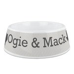 Home State Plastic Dog Bowl - Medium (Personalized)