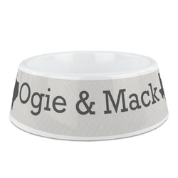 Home State Plastic Dog Bowl (Personalized)