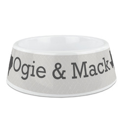 Home State Plastic Dog Bowl (Personalized)