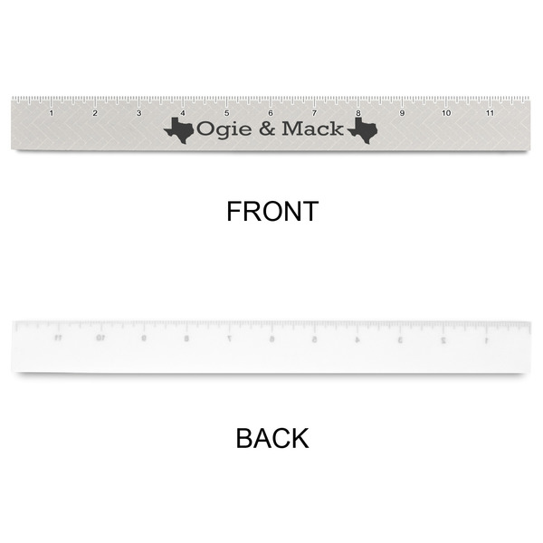 Home State Plastic Ruler - 12" - APPROVAL
