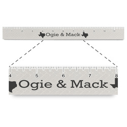Home State Plastic Ruler - 12" (Personalized)