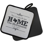 Home State Pot Holder w/ Name or Text