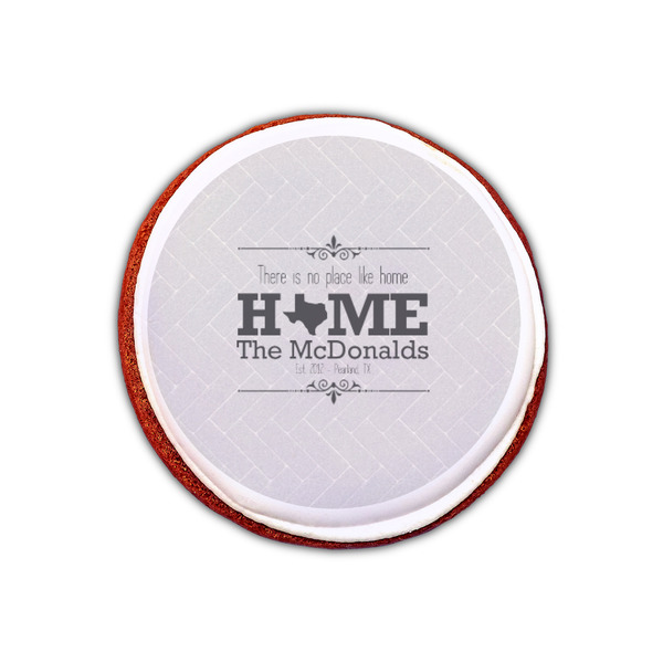 Home State Printed Icing Circle - XSmall - On Cookie