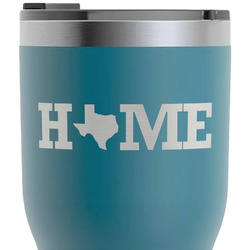 Home State RTIC Tumbler - Dark Teal - Laser Engraved - Double-Sided (Personalized)