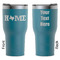 Home State RTIC Tumbler - Dark Teal - Double Sided - Front & Back