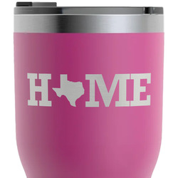Home State RTIC Tumbler - Magenta - Laser Engraved - Single-Sided (Personalized)