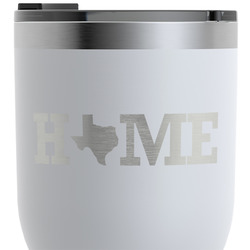 Home State RTIC Tumbler - White - Engraved Front & Back (Personalized)