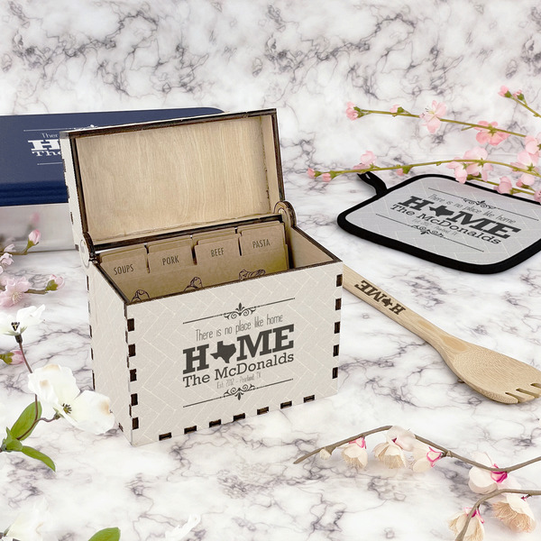 Home State Recipe Box - Full Color - In Context
