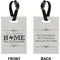 Home State Rectangle Luggage Tag (Front + Back)