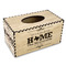 Home State Rectangle Tissue Box Covers - Wood - Front