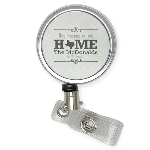 Custom Home State Retractable Badge Reel (Personalized)