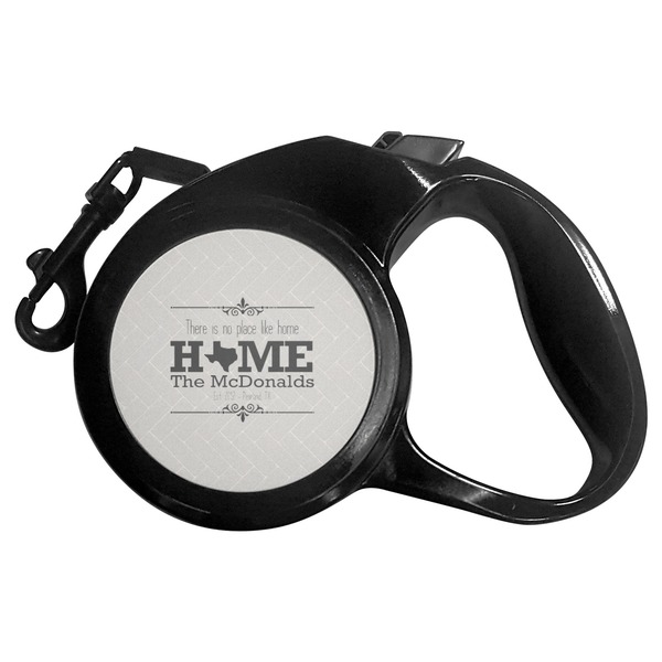 Custom Home State Retractable Dog Leash - Large (Personalized)