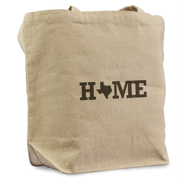 Custom Home State Reusable Cotton Grocery Bag