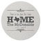 Home State Round Rubber Backed Coaster (Personalized)