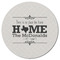 Home State Round Fridge Magnet - FRONT