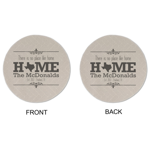 Home State Round Linen Placemats - APPROVAL (double sided)