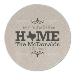 Home State Round Linen Placemat - Single Sided (Personalized)