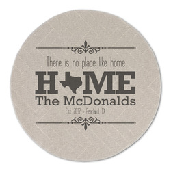 Home State Round Linen Placemat (Personalized)