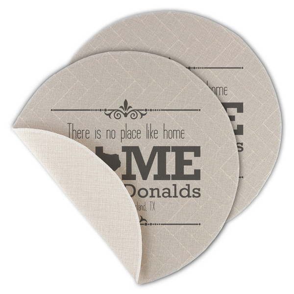 Home State Round Linen Placemats - MAIN (Single Sided)