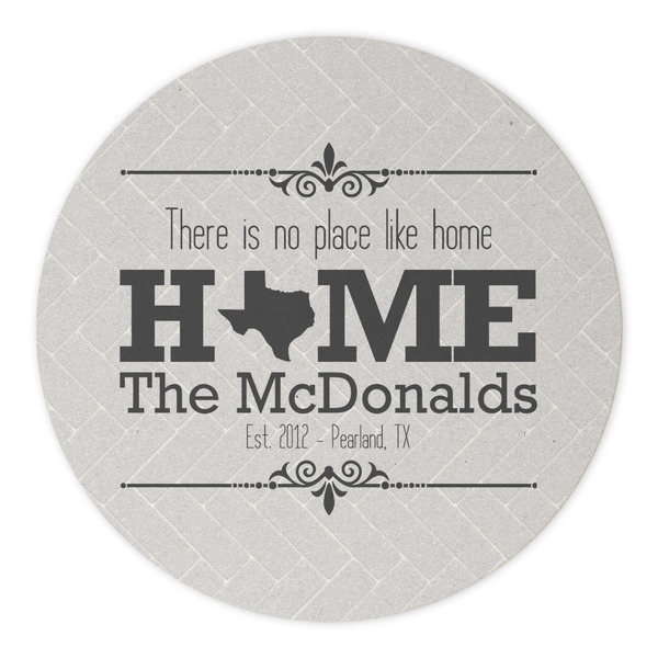 Home State Round Paper Coaster - Approval