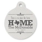 Home State Round Pet ID Tag (Personalized)