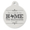 Home State Round Pet ID Tag - Large - Front