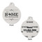 Home State Round Pet Tag - Front & Back